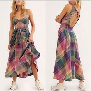 Free People All Tied Up Midi Dress